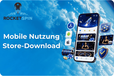 Rocket Spin casino app mobile Version