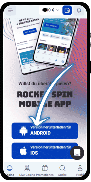 App öffnen und mobil nutzen