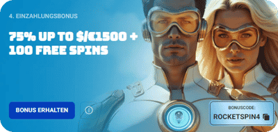 Rocket Spin casino Einzahlungsboni ROCKETSPIN4