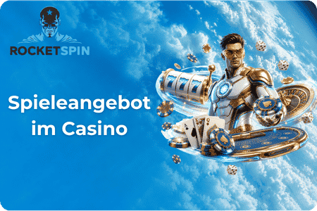 Rocket Spin casino Spieleangebot 